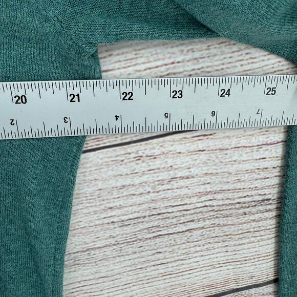 Scotch & Soda Sea You V-Neck Sweater Mens Large Sea Green Lightweight - Picture 7 of 8